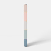 カスタム夏の色のブロックストライプ SAMSUNG GALAXYケース (左側面)