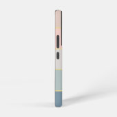 カスタム夏の色のブロックストライプ SAMSUNG GALAXYケース (右側面)