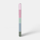 カスタム夏の色のブロックストライプ SAMSUNG GALAXYケース (左側面)