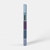 カスタム夏の色のブロックストライプ SAMSUNG GALAXYケース (右側面)