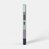 カスタム夏の色のブロックストライプ SAMSUNG GALAXYケース (右側面)