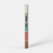 カスタム夏の色のブロックストライプ SAMSUNG GALAXYケース (右側面)