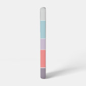 カスタム夏の色のブロックストライプ SAMSUNG GALAXYケース (左側面)