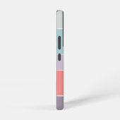 カスタム夏の色のブロックストライプ SAMSUNG GALAXYケース (右側面)