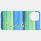 カスタム夏カラフルお尻ストライプアートパターン Case-Mate iPhoneケース (裏面 (横))