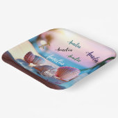 カスタム夏ビーチエレガント ペーパープレート (傾斜あり)