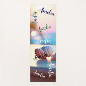 カスタム夏ビーチエレガント ヨガマット (正面)