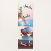 カスタム夏ビーチエレガント ヨガマット (裏面)