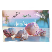 カスタム夏ビーチエレガント 枕カバー (正面)