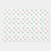 カスタム多言語メリークリスマスラッピング紙 ラッピングペーパーシート (正面2)