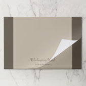 カスタム大きな筆記用紙パッド ペーパーパッド (折り畳み)