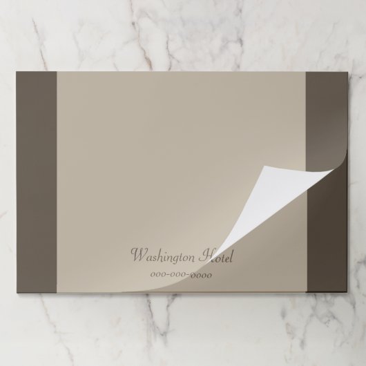 カスタム大きな筆記用紙パッド ペーパーパッド (折り畳み)