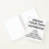 カスタム大き空白のいスケッチ ノートブック (内部)