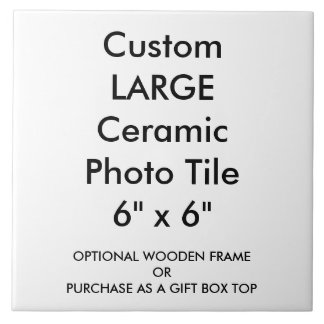 カスタム大セラミックフォトタイル6" x 6" タイル