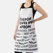 カスタム大パーソナライズされたオールオーバープリントエプロン エプロン (インサイチュ)