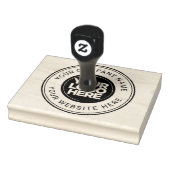 カスタム大ビジはっきりしたネスロゴ ラバースタンプ (スタンプ)