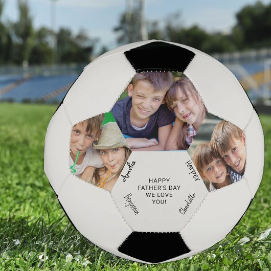 カスタム大事な行事3フォト署名済み サッカーボール