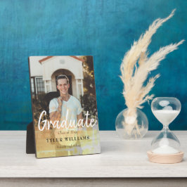 カスタム大学院フォトスクリプトゴールデンオーバーレイ フォトプラーク