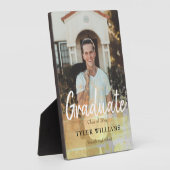 カスタム大学院フォトスクリプトゴールデンオーバーレイ フォトプラーク (側面)