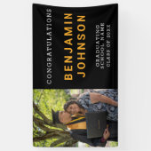 カスタム大学院写真お祝い 横断幕 (縦)