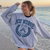 カスタム大学ICUナース卒業2024 スウェットシャツ