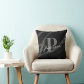 カスタム大理石ブラック クッション (椅子)