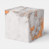 カスタム大理石&銅結婚式の引き出物箱 フェイバーボックス (裏面サイド)