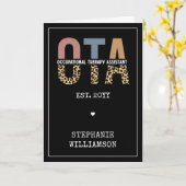 カスタム大田職業セラピー助成金 カード (黄色い花)