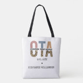 カスタム大田職業セラピー助成金 トートバッグ (裏面)