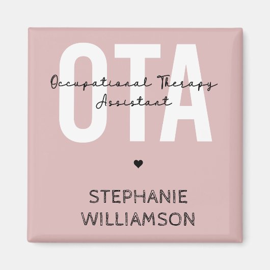 カスタム大田職業セラピー助成金 マグネット (正面)