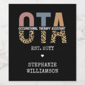 カスタム大田職業セラピー助成金 ワインラベル (シングルラベル)