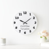 カスタム大10.75インチ丸壁時計眼球 ラージ壁時計 (ホーム)