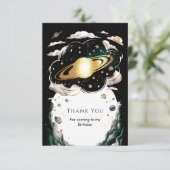 カスタム天体宇宙誕生日 サンキューカード (スタンド正面)