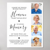 カスタム天国4写真コラージュ結婚記念館 ポスター (正面)