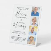 カスタム天国4写真コラージュ結婚記念館 台座サイン (正面)