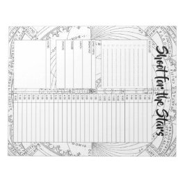 カスタム天文学の日プランナー主催者 ノートパッド