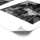 カスタム夫婦記念写真コラージュアートプリント フォトプリント            (角)