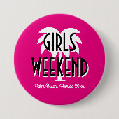 カスタム女子の帰り週末旅行 缶バッジ (正面)