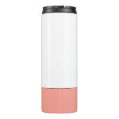 カスタム女子の旅行進行中のグラデーションおもしろい タンブラー (裏面)