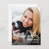 カスタム女子写真テンプレート学校 案内ポストカード (正面/裏面)