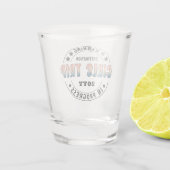 カスタム女子旅進行中 グラデーション面白い ショットグラス (裏面)