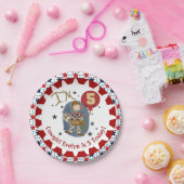 カスタム女性のカーボーイ第5ハッピーバースデー ペーパープレート (パーティー)