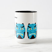 カスタム妖怪日本の鬼マグカップ15オズ ツートーンマグカップ (中央)