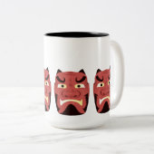 カスタム妖怪日本の鬼マグカップ15オズ ツートーンマグカップ (正面右)