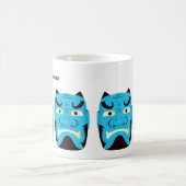 カスタム妖怪日本の鬼マググ コーヒーマグカップ (中央)