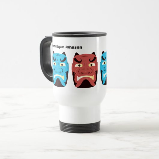 カスタム妖怪日本の鬼 トラベルマグ (正面左)