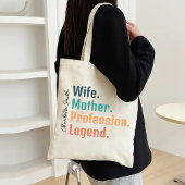 カスタム妻バッグ、母の日または誕生日ギフト トートバッグ
