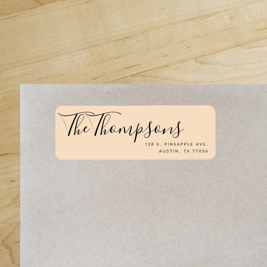 カスタム姓サンディ差出人住所 ラベル