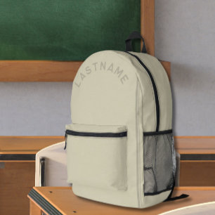 カスタム姓バックパック – 新学期 プリントバックパック