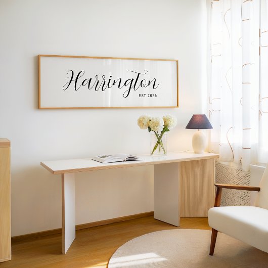 カスタム姓プリント新しいホーム所有者ギフト ポスター